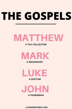 the cover of the book, the gospels by matthiew mark luke john