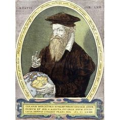 an old man with a long beard is holding a globe in his right hand and wearing a black hat