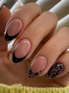 Cowboy Nails, Black And White Nail, Deco Nails, Cheetah Print Nails, Kutek Disney, Unghie Sfumate, Leopard Print Nails, Smink Inspiration, Makijaż Smokey Eye