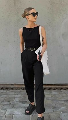 Shein Outfits, Looks Black, Nature Tattoos, Casual Work Outfits, 가을 패션, Business Casual Outfits