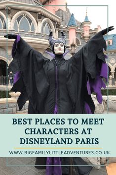 the best places to meet characters at disneyland paris