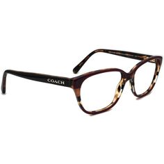 Not quite what you are looking for? Check out our Other Eyewear Listings! Coach Model: HC 6103 5444 Condition: Pre-Owned: In Great Condition. Frame is structurally intact and well-balanced. Spring loaded hinges are in perfect working condition. Color: Aubgn Navy Tort Varsity Stripe Shape: Rectangular Material: Plastic Size: Lens Width Bridge Width Lens Vertical 54 mm 16 mm 40 mm Temple Length Overall Frame Width Frame Vertical 140 mm 136 mm 44 mm Lenses: For your convenience, these eyeglasses' l Coach Glasses Frames, Coach Eyeglasses, Versace Eyeglasses, Gold Glasses, Branding Coach, Eye Wear Glasses