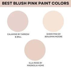 the best blush pink paint colors