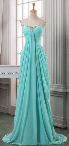 Lange Abschlussballkleider, ein Linie -Abschlussballkleid, blaue Abschlussballkleider, formelles Abendkleid, langes Heimkehrkleid, einfache Abendkleider Simple Evening Gown, Formal Evening Dresses Long, Simple Homecoming Dresses, Evening Dress Long, Sweetheart Prom Dress, Dress Chiffon, A Line Prom Dresses