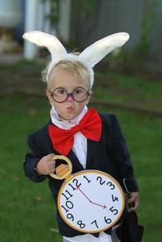 an image of a child wearing bunny ears