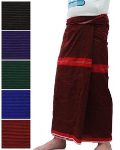 Quantity 1 Color: Varies Origin:  Made in Myanmar Condition: New A longyi (Burmese: လုံချည်; MLCTS: lum hkyany; pronounced [lòʊɴdʑì]) is a sheet of cloth widely worn in Burma. It is approximately 2 metres (6.6 ft) long and 80 centimetres (2.6 ft) wide. The cloth is often sewn into a cylindrical shape. It is worn around the waist, running to the feet. In Burma, longyis worn by males are called paso (ပုဆိုး), while those worn by females are called htamain (ထဘီ, or htamein). Strictly speaking, they are not unisex attire, as the way they are worn as well as the patterns and makeup are different between the two sexes. Men wear the modern paso by making a fold on either side in front and tied by tucking them together at the waist just below the navel. Women, on the other hand, always have a 3 cu Western Skirts, Social Enterprise, Traditional Dress, Womens Dress Pants, Burmese, Sarong, All Colors, Myanmar, Traditional Dresses