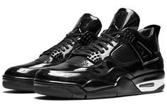 Nike Air Jordan 11LAB4 Black Patent 719864-010 Black Patent Shoes, Jordan 4 Black, Patent Shoes, Jordan 4 Retro, Air Jordan 4, Air Jordan 4 Retro, Air Jordan 11, Jordan 6, Newest Jordans