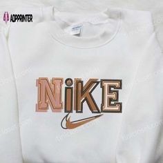 Introducing our Vintage Nike Embroidered Sweatshirt, a timeless piece that combines style and comfort. Crafted with meticulous attention to detail, Vintage Nike Volleyball Sweatshirt, Cute Nike Crewneck, Vintage Nike Aesthetic, Nike Embroidered Sweatshirt, Nike Aesthetic, Nike Hoodies, Nike Inspired, Best Family Gifts, Maroon Hoodie