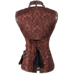 Get ready for those special occasions with this Steampunk Gothic Waist Slimming Corset. The old-fashioned look Retro Sleeveless Costume For Women will have friends and family asking where you got your goth corset bustier. Not only is this garment unique but it also can help you lose weight and give you a figure like no other! Please check out our size chart carefully Estimated Time of Delivery: 2-3 weeks Material: Synthetic Leather Package Include: 1 x corsetNote: There might be 2-3% difference Victorian Steampunk Fashion, Halloween Costume Suit, Steampunk Costumes, Steampunk Leather, Goth Corset, Steampunk Corset, Costume For Women, Victorian Costume, Look Retro