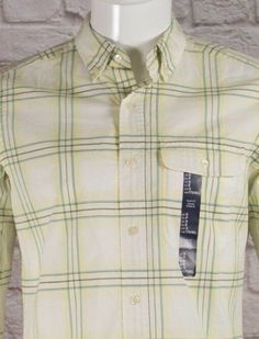 NWT Mens GAP Button Down Poplin Shirt Slim Fit Daisy Plaid-161744(C2) New With Tag! Men’s Button Down Shirt Slim Fit Long Sleeve GAP 1st Quality and 100% Authentic, Purchased at GAP Factory Measurements: Size Chest (Pit - Pit) Length (Back Overall) Sleeve Length (From Pit) XS 18 ¾” 29 ½” 19 ¾” S 20” 30 ¼” 20” L 22 ½” 32 ¼” 20 ¼” XL 24” 32 ¾” 20 ¼” Color: Daisy Plaid 100% Cotton Care Instructions Machine wash warm/wash and dry with like colors/only non-chlorine bleach when needed/tumble dry mediu Poplin Shirt, Button Downs, Care Instructions, Button Down Shirt, Overalls, Daisy, Slim Fit, Plaid, Sleeve Length