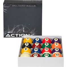 the action pool set is in its box and it's ready to be played