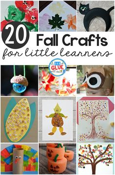 20 fall crafts for little learners