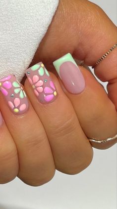 Summer Vacation Nails, Pretty Nail Ideas, Latina Nails, Coffin Nails Ombre, Holiday Acrylic Nails, Naild It, Unghie Sfumate, Ballet Nails, Milky Nails