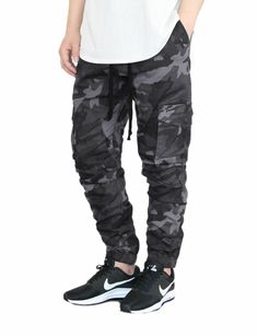 DENIMCREW Men's Twill Camo Cargo Jogger Description 100% Brand New, High Quality Material: 97% Cotton 3%Span Size：S, M, L, XL, 2XL, 3XL,  Color : Multiple Weight : Medium Fit : Slim Fit Size Chart S :   30" waist M:   32" L :   34" XL:  36" 2XL: 38" 3XL: 40" Note : Please allow +/- 1/2" measurement Shipping Free shipping with USPS Priority Mail (3-5 days)  Payment Paypal only Return & Refund All returns must include all original items in undamaged, re-salable condition, with all original packagi Casual Camouflage Cotton Cargo Pants, Casual Camouflage Cotton Pants, Camouflage Cotton Joggers With Pockets, Camouflage Cotton Bottoms With Side Pockets, Camouflage Cotton Pants With Side Pockets, Camouflage Cotton Trousers, Camouflage Cotton Bottoms With Multiple Pockets, Camouflage Cotton Tapered Leg Pants, Casual Camouflage Cotton Sweatpants