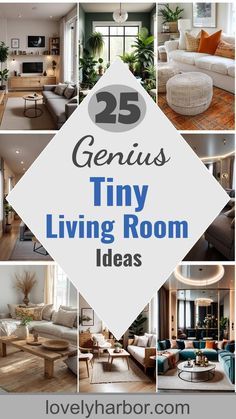 the 25 genius tiny living room ideas