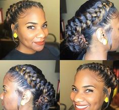 Rucksack Pattern, Trendy We Fryzurach, Natural African American Hairstyles, Protective Hairstyle, Pelo Afro, Natural Hair Updo, Hairstyle Gallery, Hairstyles For Black Women, African Braids Hairstyles