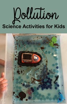 science activities for kids to do with water and dirt, including an experiment that is in the