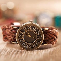 Nice watch. - cooliyo.com Unique Wrist Watch, Women's Dress Watches, Watches Women Leather, Watch Women, Bracelet Leather, Watches Unique, Dress Watch, Wrap Watch, Watch Design