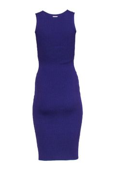 Stay sleek and sultry year-round with this Michael Michael Kors knit! Made with soft ribbing in a fitted silhouette, this posh purple piece is perfect for all seasons! Layer with a jean jacket and booties for sweater weather or pair with wedges and a statement necklace for a refreshing springtime ensemble. No matter how you choose to rock this frock, you’ll be styling and profiling 365 days a year! Size XXS No fabric content available, feels like polyester or polyester blend Pullover Fitted, mid Fitted Ribbed Purple Dress, Sleeveless Midi Dress, Midi Dress Sleeveless, Sweater Weather, All Seasons, Jean Jacket, Ribbed Knit, High Neck Dress, Statement Necklace