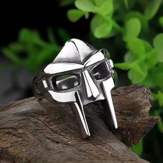 I just added a new item to eBay, Mf Doom Mask Gladiator Style Stainless Steel Ring Silver Stainless Size 7-14! #eBay #eBaySeller Doom Ring, Mf Doom Ring, Doom Mask, Mf Doom Mask, Male Ring, Ring Man, Mf Doom, Egyptian Pharaohs, Bagan