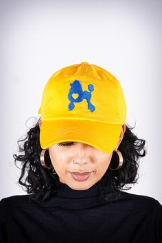 Poodles got Heart polo dad hat, gold Dope Hats, Sigma Gamma Rho, Gold Caps, Dad Cap, Face Protection, Sports Caps, Dad Caps, Dad Hat, Embroidered Design