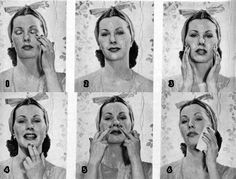 Avon-Daily-Beauty-Routine-1945---morning Vintage Routine, Helena Rubenstein, 1940s Makeup, French Beauty Routine, Korean Beauty Routine, Daily Beauty Tips, Beauty Routine Checklist, Morning Beauty Routine, Avon Beauty