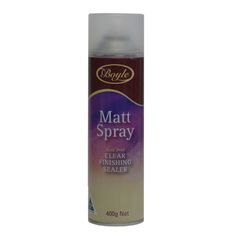 a bottle of matt spray on a white background