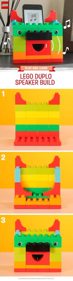 the instructions for how to build a lego boat