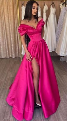 Off Shoulder Evening Dress, A Line Evening Dress, Dress Women Elegant, A Line Prom Dresses, فستان سهرة, Women's Evening Dresses, Dress Inspiration, Party Gowns, Long Prom Dress