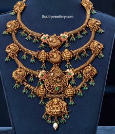 Kasu Malai, Latest Blouses, Simple Bridal Jewelry, Temple Necklace, Indian Diamond Jewellery, Elegant Jewellery, Jewellery Bridal