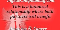 a red background with an angel and the words, my music company com this is a balanced relationship where both partners will benefit