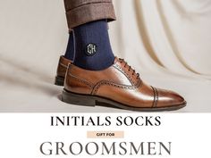 🎩 Initials Socks For Groomsmen Gifts - Custom Embroidered Gifts Looking for a unique and thoughtful groomsmen gifts and friends on your special day? Our personalized embroidered socks are the perfect choice for groomsmen gifts. These high-quality socks are carefully crafted and personalized with the initials of each recipient, adding a personalized touch to your wedding day or any special occasion. 🧦 Key Features: 1- Made from premium materials for ultimate comfort and durability. 2- Customized with embroidered initials, making each pair one-of-a-kind. 3- Ideal for weddings, celebrations, or as a thoughtful gift for your groomsmen 4- Available in a variety of colors and styles to match any wedding theme or personal preference. 🎁 The Perfect Groomsmen Gifts: Surprise your groomsmen, best Sage Green Groomsmen Socks, Groomsmen Socks Gifts, Wedding Socks Groomsmen, Fun Groomsmen Socks, Gifts For Groomsmen, Socks Gifts, Groom Socks, Groomsmen Socks, Embroidered Socks