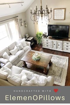 the living room is clean and ready to be used as a family room or den