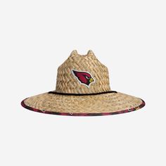 Arizona Cardinals Floral Straw Hat FOCO - FOCO.com Cool As A Cucumber, Logo Display, Arizona Cardinals, Straw Hat, Team Spirit, Cardinals, Team Colors, Hot Summer, You've Been