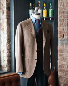 Orazio Luciano Cashmere Glencheck Sport Coat Classic Gentleman, Countryside Aesthetic, Man's Overcoat, Mens Dress Outfits, Preppy Mens Fashion, Fair Isles, Clothes Organization Diy, Concept Clothing, Organization Diy