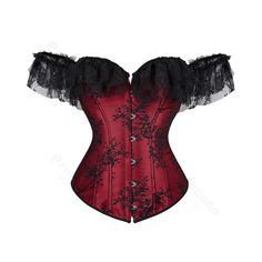 This Dress is fashionable for every occasion. the dress is made-to-order by professional tailors. You can choose from 50 colors, Regular sizes 2 to 16 and plus sizes 14w to 26W. Custom size is also available.. The product details: Color: wine red corset Gothic,pink princess corset bustier,black, white, green, turmeric, Decoration: Lace, Feature: short sleeves corset lace,corset off the shoulder,Lace up corset, Gender: Women, Item Type: Bustiers & Corsets, Material: Polyester,Polyester Blends, Ma Wine Red Corset Dress, Navy Corset, Victorian Corsets, Princess Corset, Wedding Corset, Fashion Corset, Victorian Corset, Hot Clothes, Red Corset