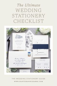 the ultimate wedding stationery checklist for every bride and groom in their home country