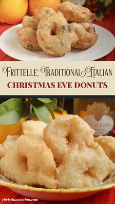 Frittelle: Traditional Italian Christmas Eve Doughnuts Italian Fried Dough, Italian Christmas Eve, Yeast Buns, Italian Christmas Dinner, Pizza Fritta, Plain Bread, Recipes Cookies, Baking Recipes Cookies, Italian Christmas