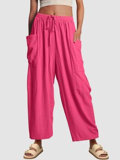 Calling all style-savvy trendsetters! Elevate your everyday look with our Full Size Wide Leg Pants with Pockets, offering an extensive palette of nine vibrant colors to suit your unique style.Crafted with your comfort and fashion-forward sensibilities in mind, these pants exude casual elegance. The wide leg design ensures a relaxed fit, ideal for all-day wear, while the side cargo style pockets add both functionality and a trendy touch. Whether you're dashing between appointments or enjoying a l Denim Fashion Women, Curvy Shorts, Curvy Swimwear, Maxi Dress Cocktail, Pants With Pockets, Maxi Dress Formal, Short Leggings, Formal Evening Dresses, Basic Style