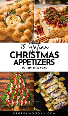 Italian Christmas Appetizers to Try This Year Christmas Party App Appetizer Ideas, Italian Apps Appetizers, Italian Christmas Party Ideas, Heavy Christmas Appetizers, Christmas Veggie Appetizers, Appitzers Ideas For Christmas Party, Christmas Orderves Appetizers Holidays, Christmas Eve Appetizer Ideas, Appetizer Christmas Party