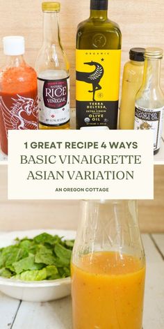 This homemade vinaigrette recipe will elevate your salads to a whole new level using pantry ingredients. It's an easy five minute olive oil salad dressing that comes with four main variations, plus even more adaptations so you can mix and match the flavors to your liking. Never buy boring 'Italian' dressing again! Best Vinaigrette, Homemade Vinaigrette Dressing, Oil Salad Dressing, Olive Oil Salad Dressing, Healthy Ranch Dressing, Olive Oil Salad, Real Food Dinner, Homemade Vinaigrette, Salad With Balsamic Dressing