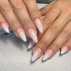 PRICES MAY VARY. Almond Press on Nails: There are 24 mdedium almond acrylic nails in one pack,Beautiful and fashion press on nails stiletto false nails comes with has 12 different sizes. Brush the nail with a coat of polish if you want it to last longer Easy to Use: Ombre acrylic nails just choose the nail piece that suits you,polish the nail bed,stick the jelly glue we give away on your nails,then press the fashion fake nails on the nails for 30 seconds to get the natural manicure that girls love. Safe and Sturdy Design: Unique micro-thickening design to prevent Almond fake nails tips from cracking,Almond acrylic nails, they are harmless to humans, children and pets and gentle to your nails and skin. Manual brush gel treatment on the nail surface, pattern printing is clear and not easy to Fake Nails Long, Nagel Tips, Nail Type, Fake Nails With Glue, Nail Forms, Nail Length, Stick On Nails, False Nail, Beauty Ideas