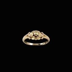 Georg Jensen. 18k Art Nouveau Gold Ring. Designed by Georg Jensen (1866-1935). Stamped with 1915-1930 GI Hallmark & 18k. Size 50 mm - US 5¼ - UK K - JPN 10. Georg Jensen Jewelry Vintage, Georg Jensen Ring, Georg Jensen Jewelry, Art Nouveau Ring, Antique Jewelry Rings, Georg Jensen, 14k Gold Ring, Jewelry Vintage, Antique Jewelry