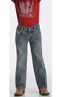 Cinch Boys' White Label Stonewash Slim Fit Jean--Sizes 4-7 | Cavender's Western Jeans, Boys Jeans, White Label, Boys Shirts, Big Boys, Slim Fit Jeans, Jean Shirts, Straight Leg Jeans, Leg Jeans