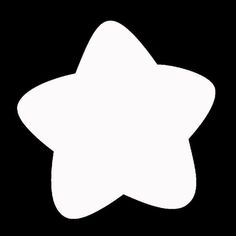 a white star on a black background