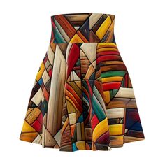 A versatile fit AOP skater skirt with a cozy, soft touch and a casual look. Inspired by the freedom of creativity, it will instantly become your everyday favorite. .: 95% Polyester 5% Spandex .: Versatile fit .: Printed on care label in black color .: White thread color .: Assembled in the USA from globally sourced parts Multicolor Skirted Bottoms For Fall, Multicolor Flared Skirt For Fall, Casual Fitted Multicolor Skirt, Fitted Multicolor Casual Skirt, Casual Multicolor Fitted Skirt, Casual Stretch Full Mini Skirt, Casual Stretch Multicolor Skirt, Casual Multicolor Stretch Skirt, Multicolor Fitted Mini Skirt Casual