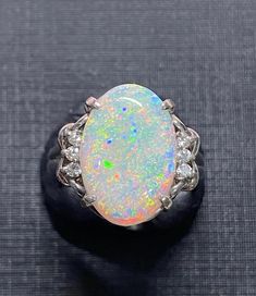 Australian Cystal Opal Ring Opal Ring Gold, Bridal Bangles, Crystal Opal, Oval Rings, Word Tattoos, Gold Crystal, Toned Body, Opal Ring, Opal Crystal