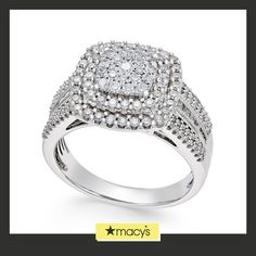 in stock Macy's White Gold Promise Ring, Macy's 14k White Gold Jewelry For Wedding, Macy's White Gold Diamond Ring For Anniversary, Macy's White Gold Diamond Anniversary Ring, Macy's Silver Fine Jewelry Rings, Macy's Fine Jewelry Silver Rings, Macy's Brilliant Cut White Gold Diamond Ring, Macy's White Gold Diamond Ring Brilliant Cut, Macy's Silver Rings In Fine Jewelry Style