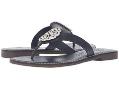 Brighton Alice - Women's Sandals : Ink : Adorn your feet with these gorgeous thong sandals, no matter the occasion you're sure to feel your best! Part of the Ferrara Collection . Genuine leather upper. Silver-plated ferrara ornamentation. Leather lining. Rubber sole. Made in Brazil. Measurements: Heel Height: 1 2 in Weight: 11 oz Product measurements were taken using size 9, width M. Please note that measurements may vary by size. Weight of footwear is based on a single item, not a pair. Elegant T-strap Sandals With Toe Loop, Elegant Toe Loop T-strap Sandals, Elegant Leather T-strap Sandals For Vacation, Elegant T-strap Sandals With Leather Footbed For Summer, Elegant T-strap Sandals With Leather Footbed, Elegant T-strap Sandals With Single Toe Strap For Vacation, Elegant Toe Loop Sandals With Leather Footbed, Elegant Toe Post Sandals With Leather Footbed, Elegant Beach T-strap Toe Loop Sandals