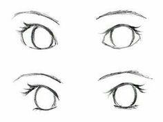 the steps to draw an eye